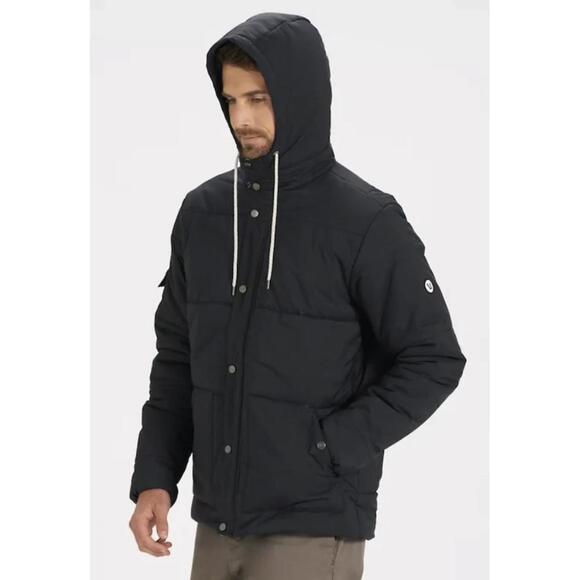 vuori Men's Langley Black Insulated Jacket Camo Lining - Size - XL - Picture 2 of 13